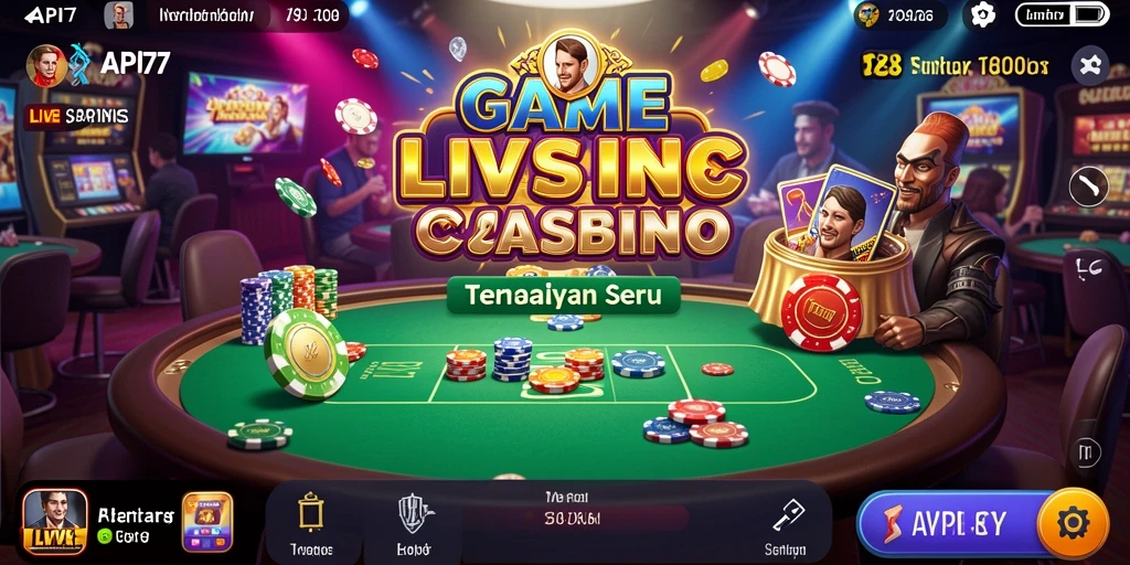 Tampilan gameplay API77 yang menarik dan interaktif dalam Live Casino.