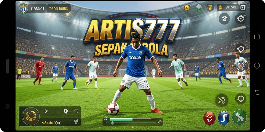 Tampilkan gameplay menarik dalam ARTIS777 dengan aksi sepak bola yang mendebarkan.