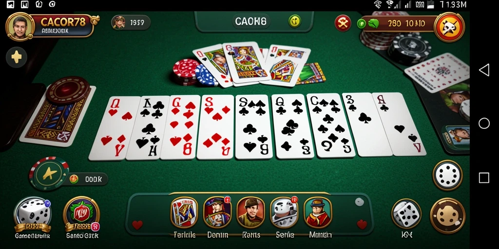Tampilan gameplay CACOR78 yang seru dan menyenangkan.