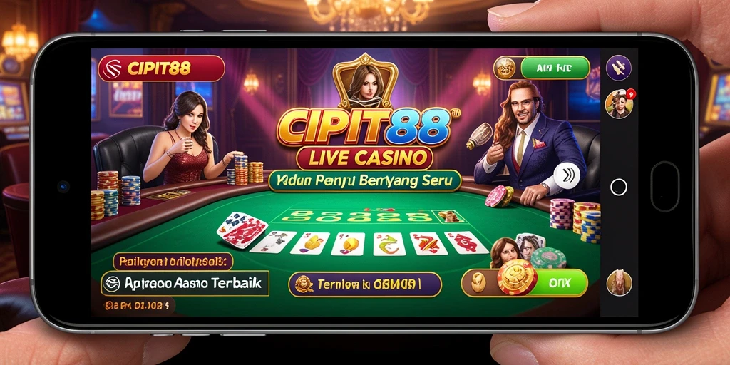 Tampilan gameplay Live Casino yang mengesankan di CIPIT88.