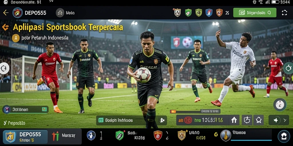 Screenshot gameplay utama DEPO555 dengan fitur taruhan yang menarik.