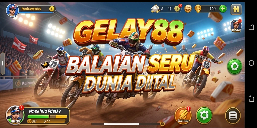 Tampilan gameplay seru dan mendebarkan dari GELAY88.