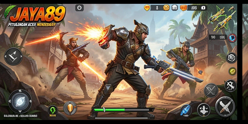 Screenshot JAYA89 menampilkan aksi pertarungan yang seru dan mendebarkan.