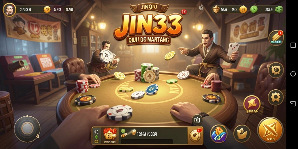 Gameplay seru dari JIN33 yang menampilkan aksi QiuQiu.
