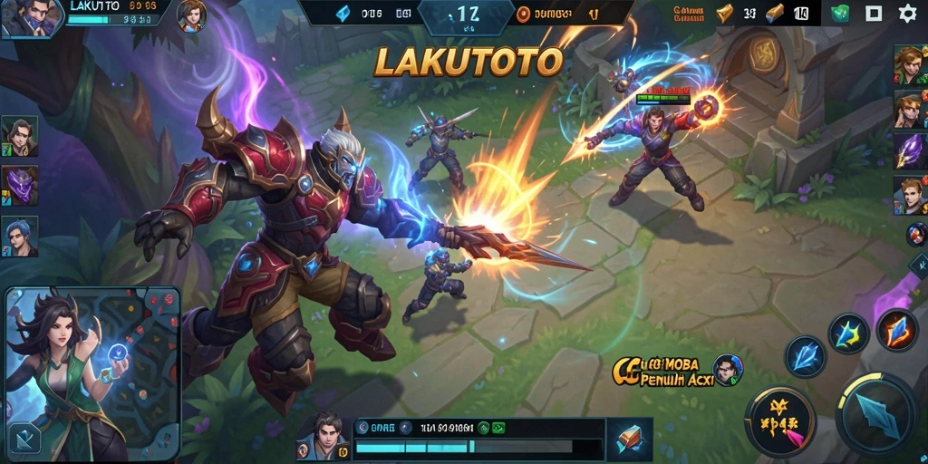 Tampilan gameplay yang seru dan penuh strategi di LAKUTOTO.