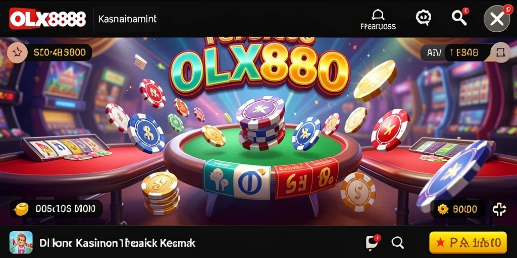 Screenshot OLX888 menampilkan gameplay kasino yang menegangkan dan seru.