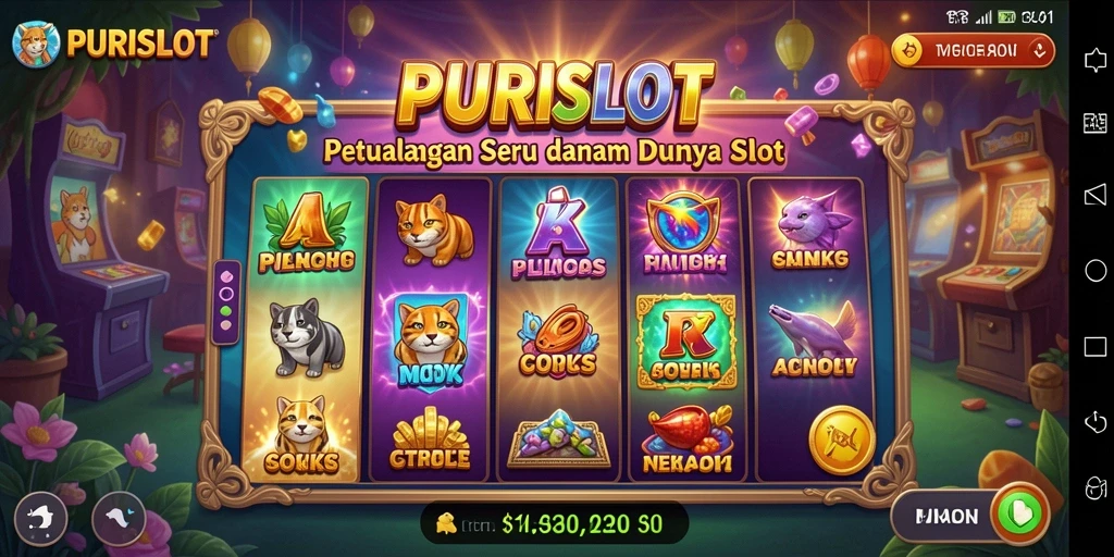 Tangkapan layar dari gameplay seru PURISLOT di dunia petualangan.